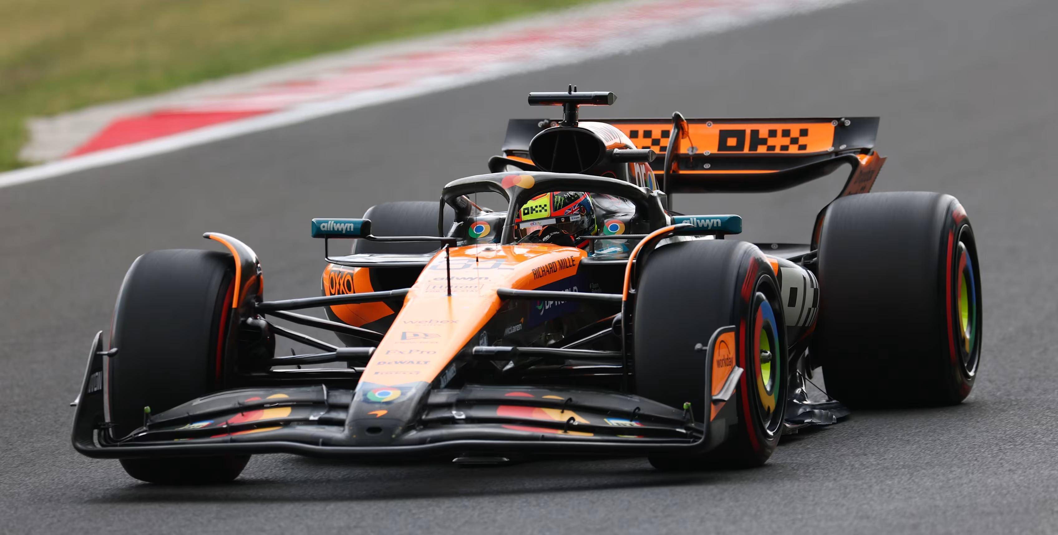 迈凯伦轻取红牛二队，皮亚斯特里高光表现